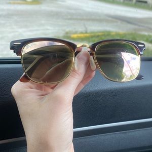 Ray-Ban tortoise club masters